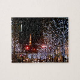 Weihnachten in Tokyo, Japan Puzzle