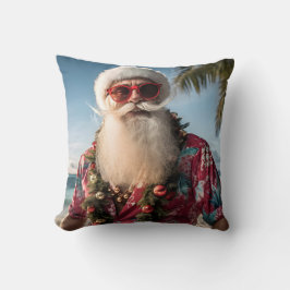 Weihnachten in tropischer Atmosphäre Kissen