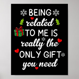 Weihnachten in Verbindung mit mir Spaß Familie Paj Poster