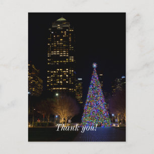 Weihnachten in Warren Park Nacht Postkarte