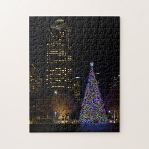 Weihnachten in Warren Park Nacht Puzzle