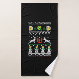 Weihnachten in Weisheit in Shirts Badehandtuch