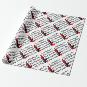 Weihnachten in Weiß Geschenkpapier