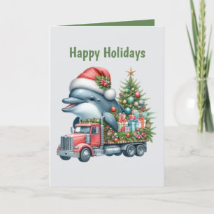 Weihnachten - individualisierbarer Delphin