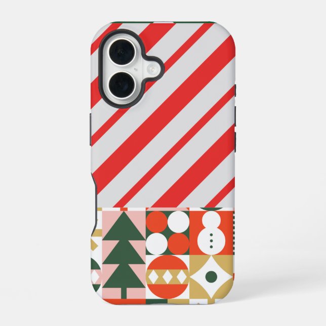 Weihnachten iPhone 16 Hülle (Rückseite)