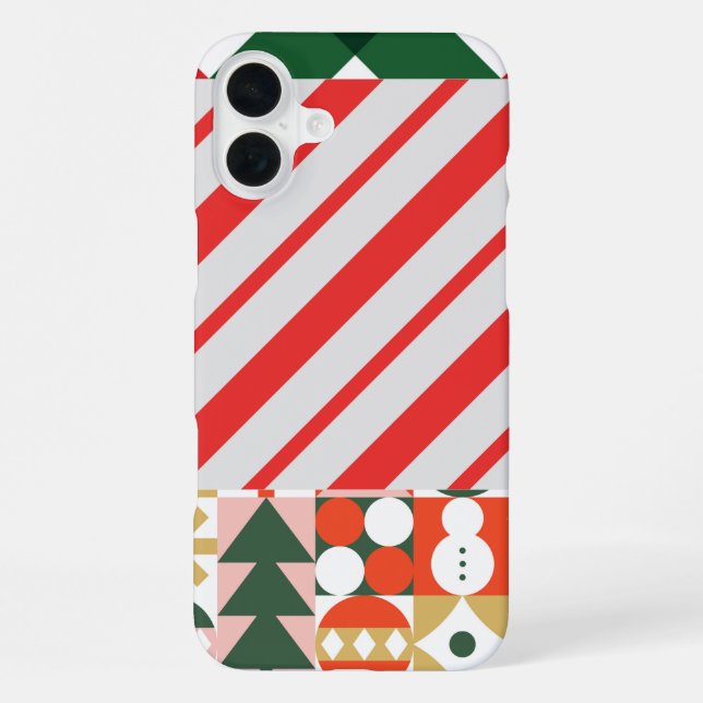 Weihnachten iPhone Hülle (Rückseite)