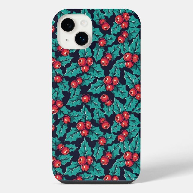 Weihnachten iPhone Hülle (Rückseite)