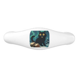 Weihnachten Isländische Yule-Katze mit Nordlichter Keramik Schubladengriff