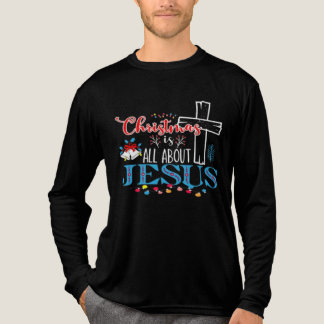 Weihnachten ist alles über Jesus Tri-Blend Shirt