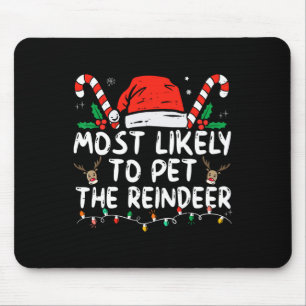 Weihnachten ist am ehesten geeignet, das Rentier z Mousepad
