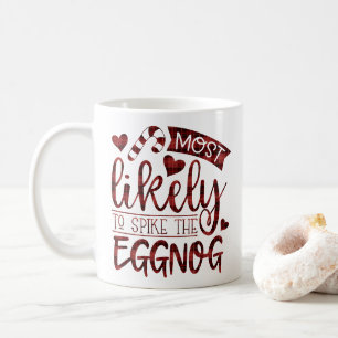 Weihnachten ist am wahrscheinlichsten, dass Eggnog Kaffeetasse