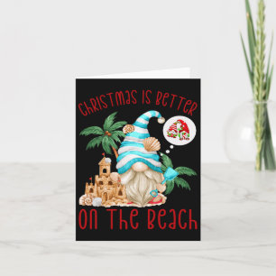 Weihnachten ist besser am Strand - Funny Weihnacht Karte