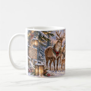 Weihnachten ist besser mit Rentier-Tasse Kaffeetasse