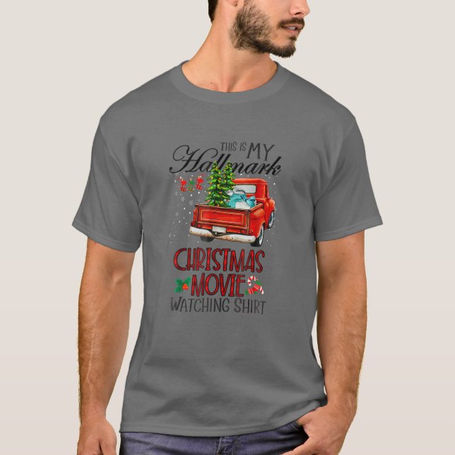 Weihnachten ist das mein Hallmärks-Film, der Männe T-Shirt (Vorderseite)