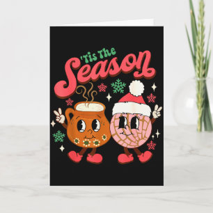 Weihnachten ist die Saison Mexican Concha Pan Dulc Karte