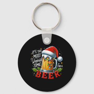 Weihnachten ist die wunderbarste Zeit für einen Bi Schlüsselanhänger