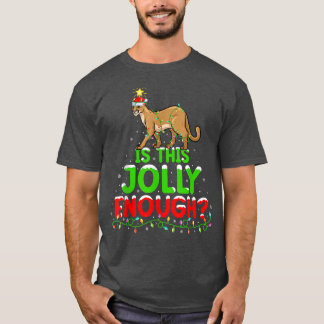 Weihnachten ist dieses fröhlich genug Cougar Chris T-Shirt