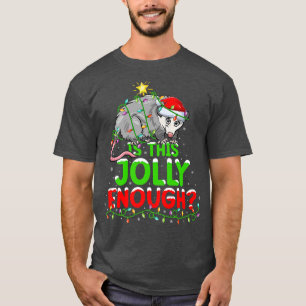 Weihnachten ist dieses Jolly genug Opossum Weihnac T-Shirt