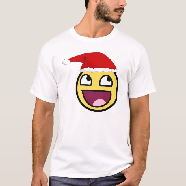 Weihnachten ist fantastisches episches Gesicht T-Shirt (Vorderseite)