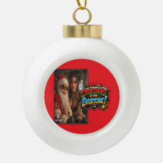 Weihnachten ist für jeden! keramik Kugel-Ornament