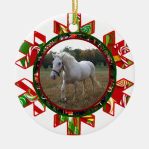 Weihnachten ist kommende Verzierung Keramik Ornament
