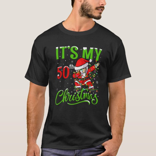 Weihnachten ist mein 50. Weihnachten T-Shirt (Vorderseite)