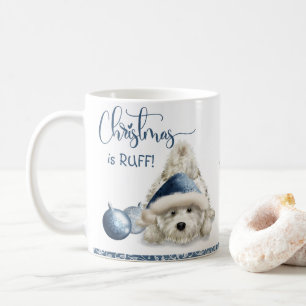 Weihnachten ist Ruff, Hund Lover Christmas Welpe Kaffeetasse