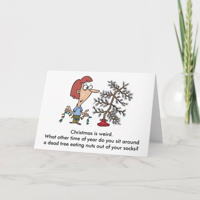 Weihnachten ist seltsam. (Vorderseite)