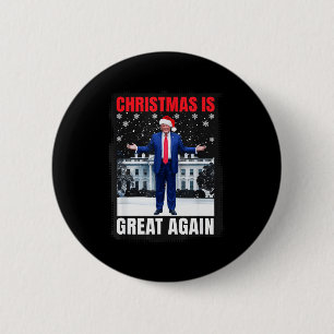 Weihnachten ist wieder großartig lustiger Donald T Button