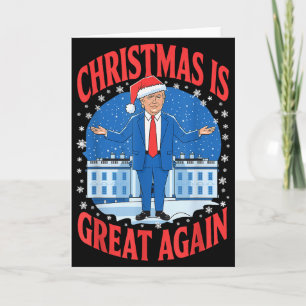 Weihnachten ist wieder großartig Xmas Trump Weihna Karte