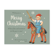 Weihnachten Jenny Nyström Lill-Nisse reiten CC0323