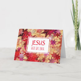 Weihnachten JESUS BEST GIFT JE Red Pink Stars
