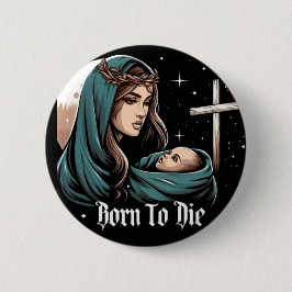 Weihnachten Jesus Geboren zu Die Cross Button