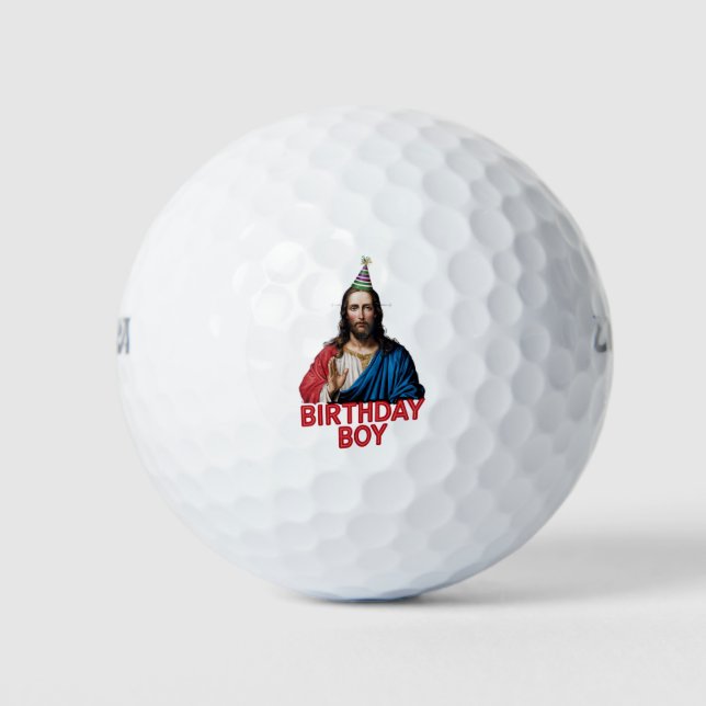 Weihnachten Jesus Geburtstag Junge Golfball (Vorderseite)