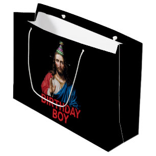 Weihnachten Jesus Geburtstag Junge Große Geschenktüte