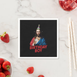 Weihnachten Jesus Geburtstag Junge Serviette