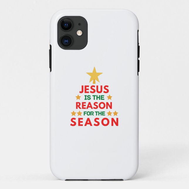 Weihnachten Jesus ist der Grund für die Saison Case-Mate iPhone Hülle (Rückseite)