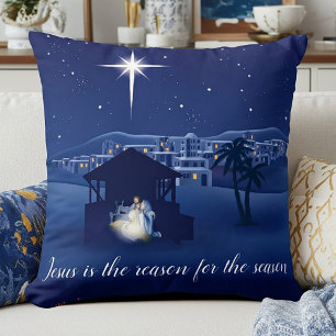 Weihnachten Jesus ist der Grund Kissen