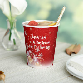 Weihnachten Jesus ist der Grund Papier Party Cup Pappbecher