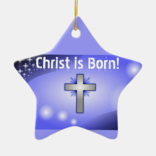 Weihnachten Jesus Keramik Ornament