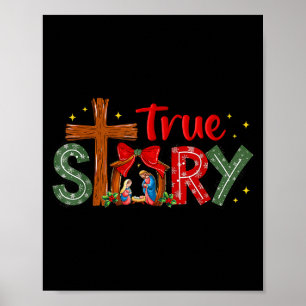 Weihnachten Jesus Kreuz Religiös Christlich Xmas W Poster