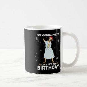 Weihnachten Jesus tanzt Wir gehen Party wie es ist Kaffeetasse