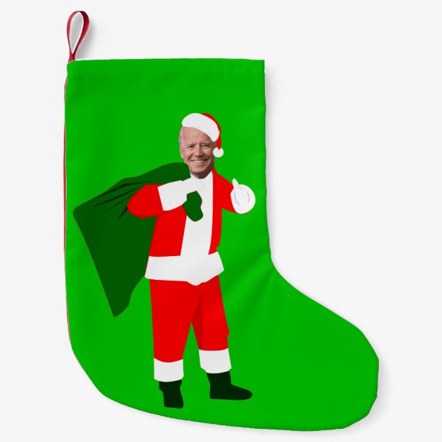 Weihnachten jobiden santa kleiner weihnachtsstrumpf (Vorderseite)