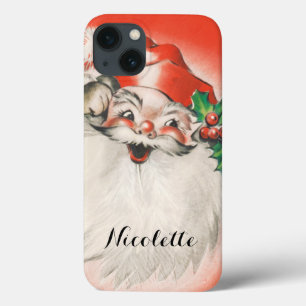 Weihnachten, Jolly Retro 50er Santa Claus Case-Mate iPhone Hülle