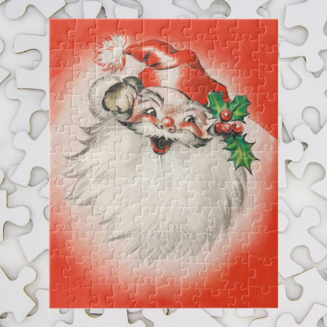 Weihnachten, Jolly Retro 50er Santa Claus Puzzle (Von Creator hochgeladen)
