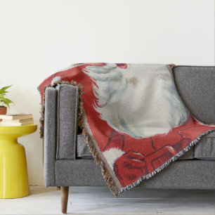 Weihnachten, Jolly Santa Claus Winking Decke