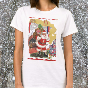 Weihnachten, Jolly Weihnachtsmann mit Geschenken T-Shirt