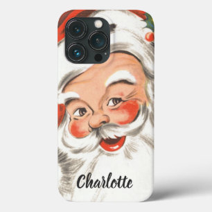 Weihnachten, Jolly Weihnachtsmann mit Lächeln Case-Mate iPhone Hülle