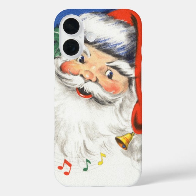 Weihnachten, Jolly Weihnachtsmann mit Musik Case-Mate iPhone Hülle (Rückseite)