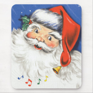Weihnachten, Jolly Weihnachtsmann mit Musik Mousepad